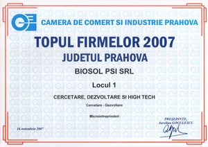 Diplomă 2007