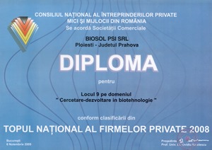 Diplomă 2008