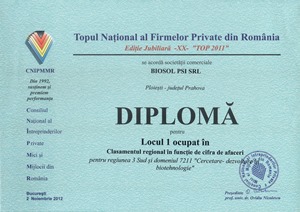 Diplomă 2011