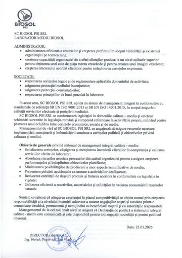 Politica calitate-mediu 2026, pagina 2